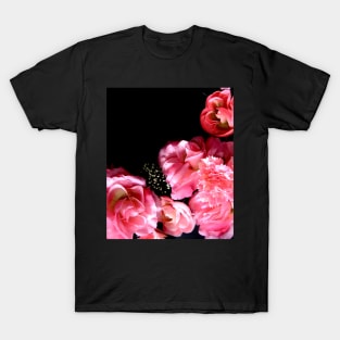 neon roses scarf Jackie Smith T-Shirt